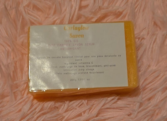 Carlaglow savon carrote extra fort