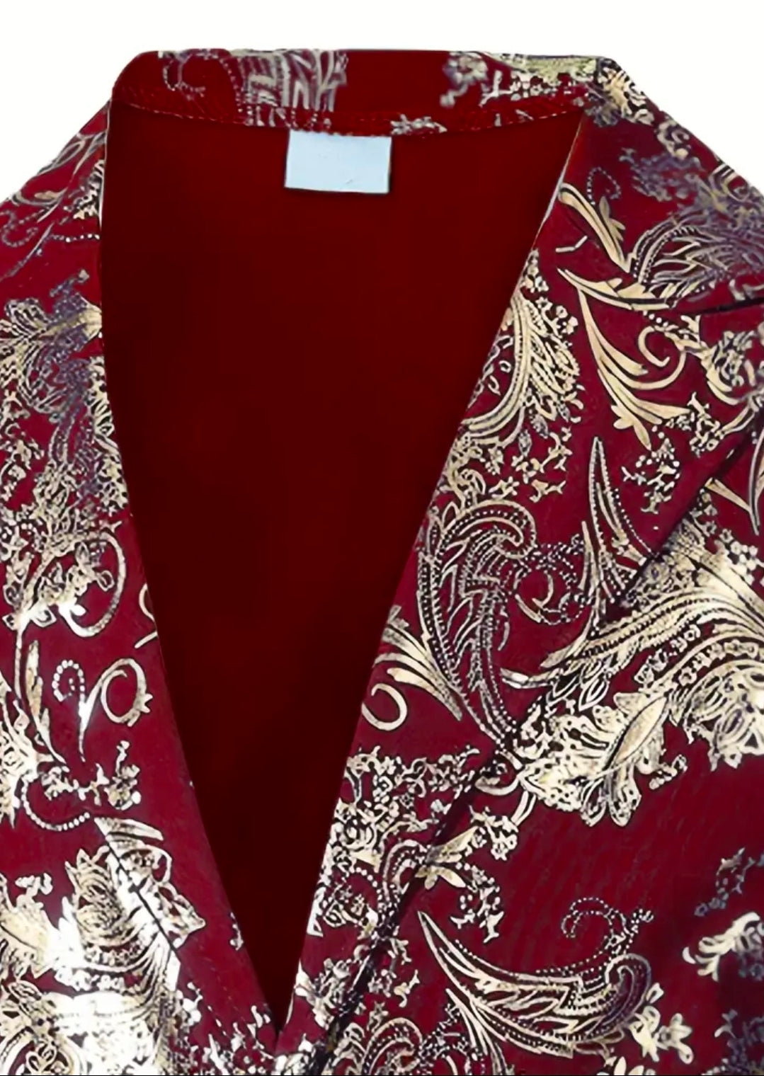 Costume Elegant pour occasion formelle 2 pièces design florale doré et vert,ensemble deux pièces pour jeunes hommes,tissus premium,finition soignée,tenue sophistiqué