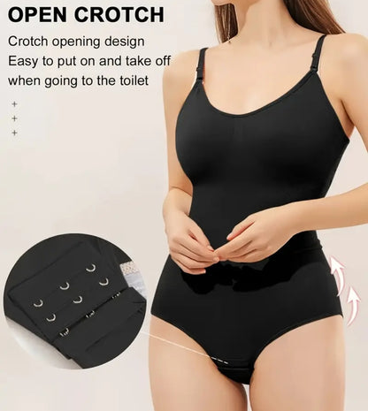 Combinaisons gainante sans couture pour femmes. Contrôle de la taille, couleur unie,tissus, lavable en machine.ideale pour post-partum,perdre de poids, finess,gaine ventre plat