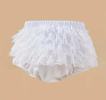 Short adorable à volant en dentelle superposés pour bébé, vêtements pour fillette et bébés pour la photographie